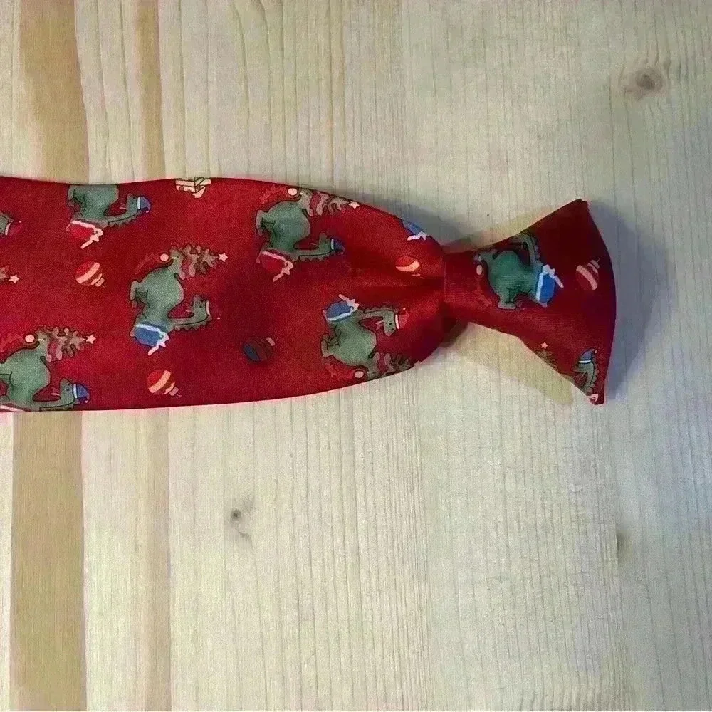 Christmas youth clip on ties for young men